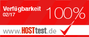 Hosttest - Webhoster Vergleich 100% Februar 2017