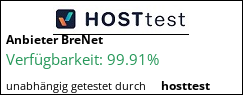 Webhostertest auf hosttest.de