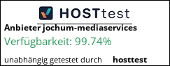 Webhostertest auf hosttest.de