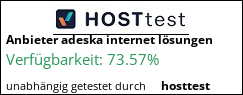 Webhostertest auf hosttest.de