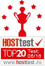 Webhosting Vergleich von hosttest.de