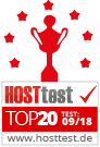 Webhosting Vergleich von hosttest.de