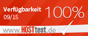 Hosts mit 100% Erreichbarkeit 2015/09