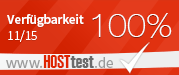 Webspace Vergleich von hosttest.de