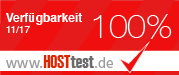 Verfügbarkeit 100% Root-Server 2017/11