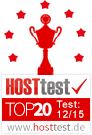 Webhosting Vergleich von hosttest.de