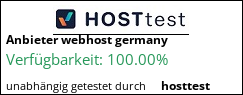 Webhostertest auf hosttest.de