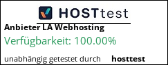 Webhostertest auf hosttest.de