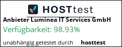 Webhostertest auf hosttest.de