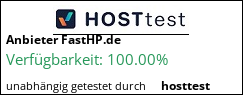 Webhostertest auf hosttest.de