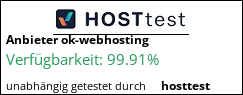 Webhostertest auf hosttest.de