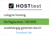 Webhostertest auf hosttest